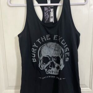 Next Level Apparel Black Muscle Tee